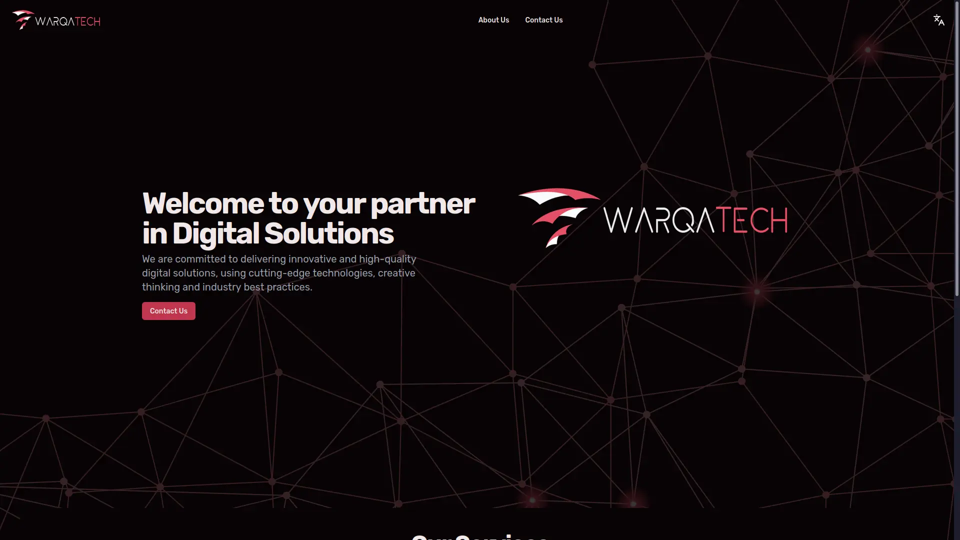 warqatech website screenshot